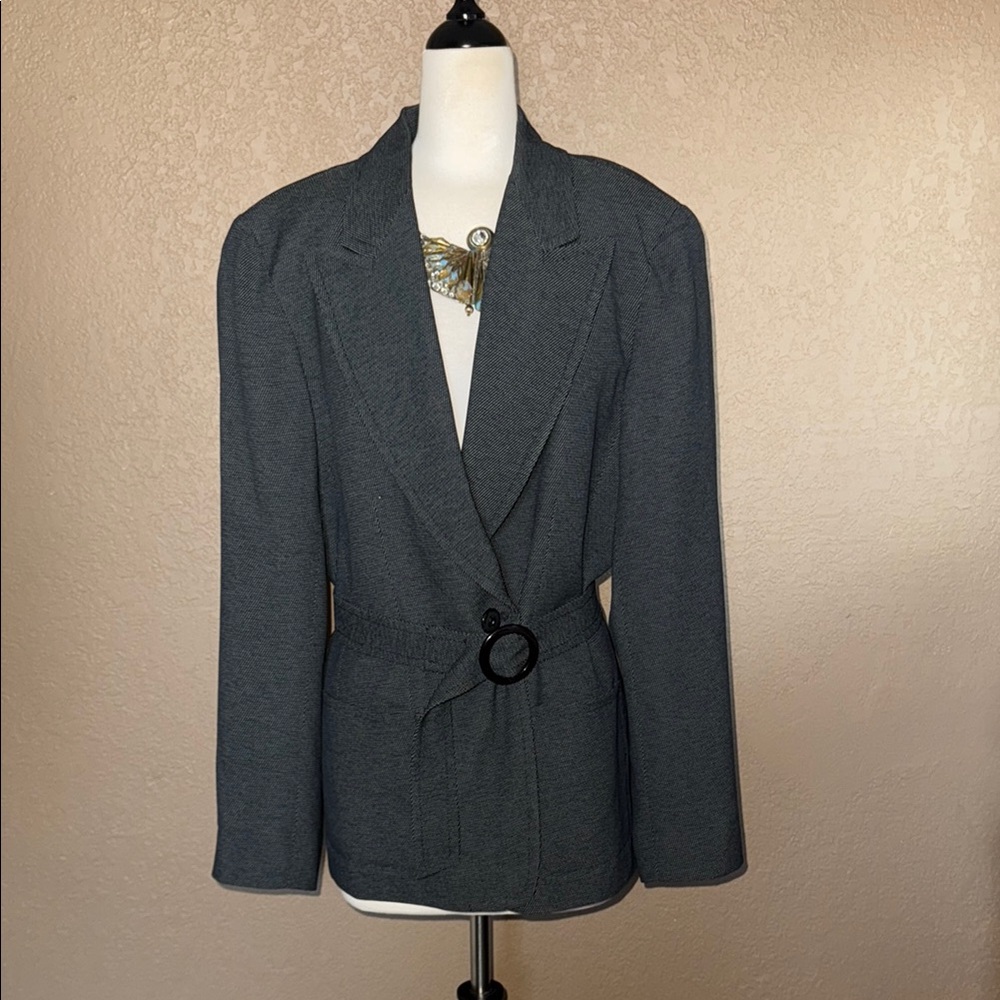 Vintage Anne Klein Blazer with Belted Waist